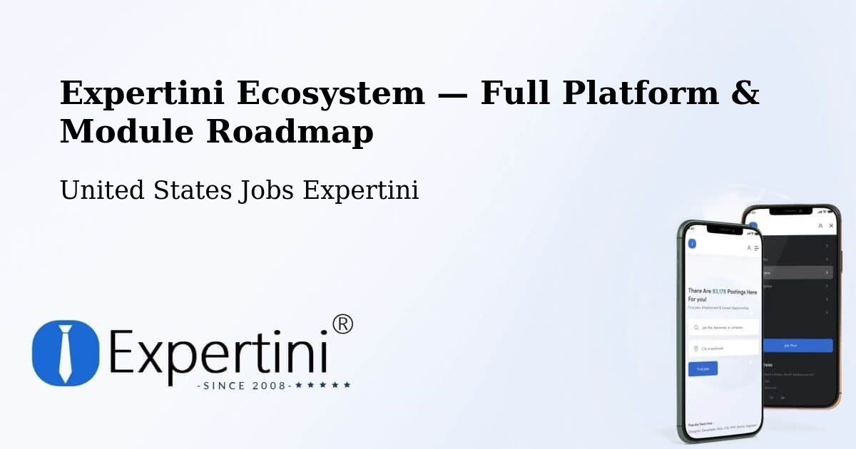 Expertini Ecosystem — Full Platform & Module Roadmap – Pulaski